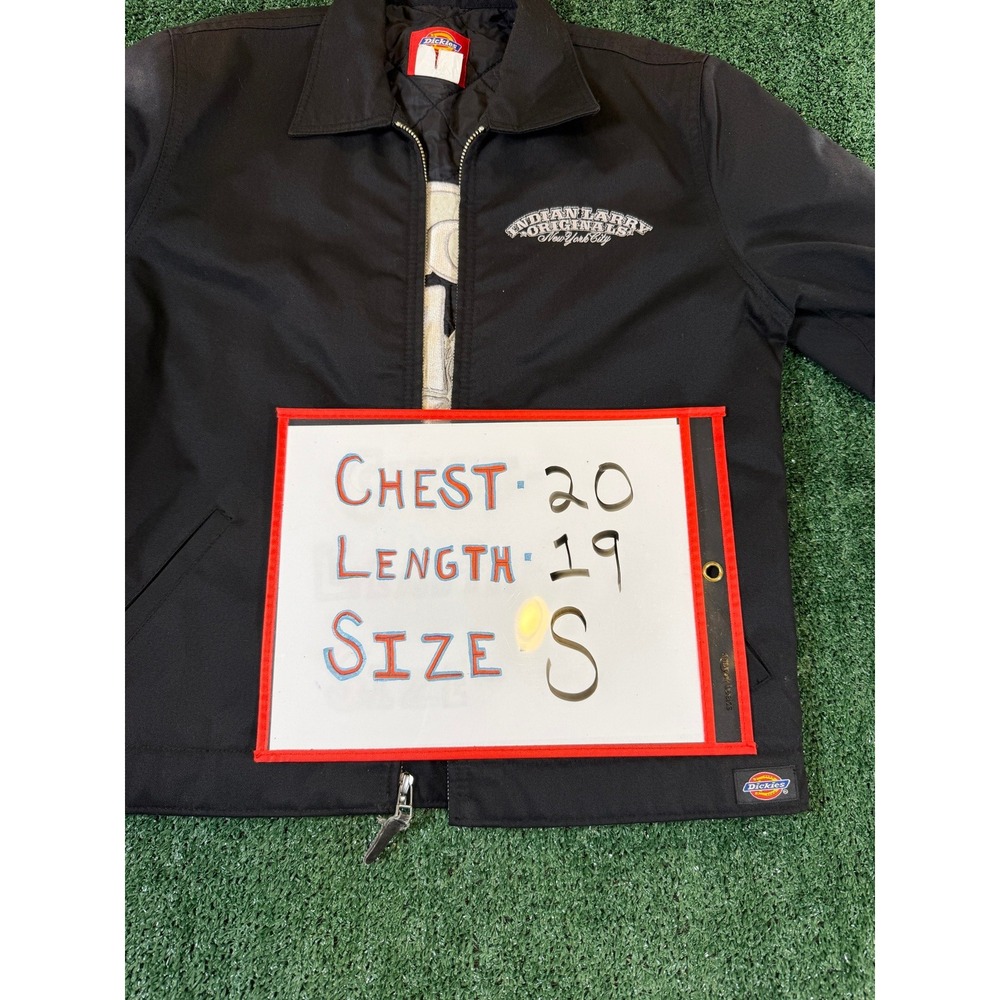 Dickies Black Eisenhower Jacket Indian Larry Originals NYC Men's Small